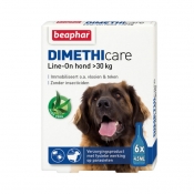Beaphar Dimethicare Line-On Hond 6 Pipetten >30 kg